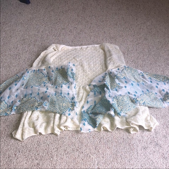 Free People Pointelle Breeze Top Flare Sleeves - Picture 4 of 4